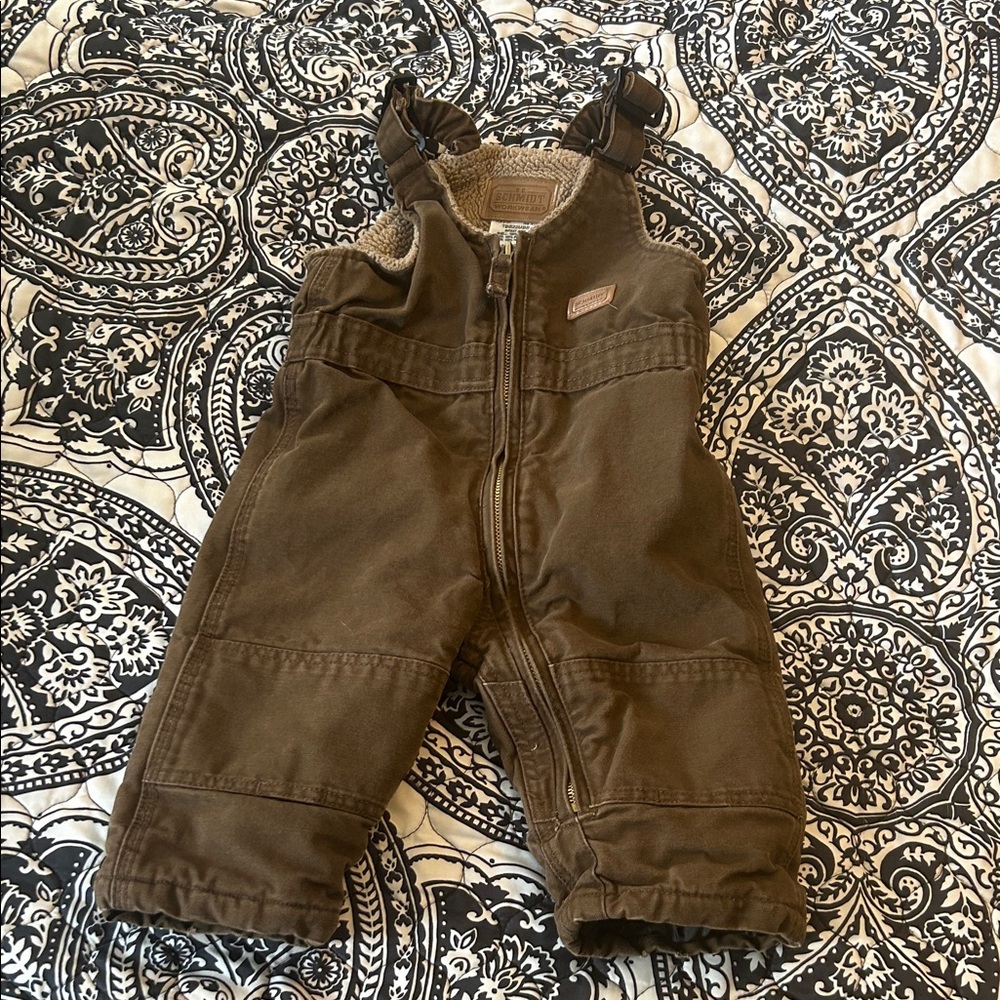 Brown Insulted Snow Coveralls